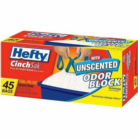 REYNOLDS BAG, HEFTY, CINCH, 13GAL, WE, 45PK RFPE84572